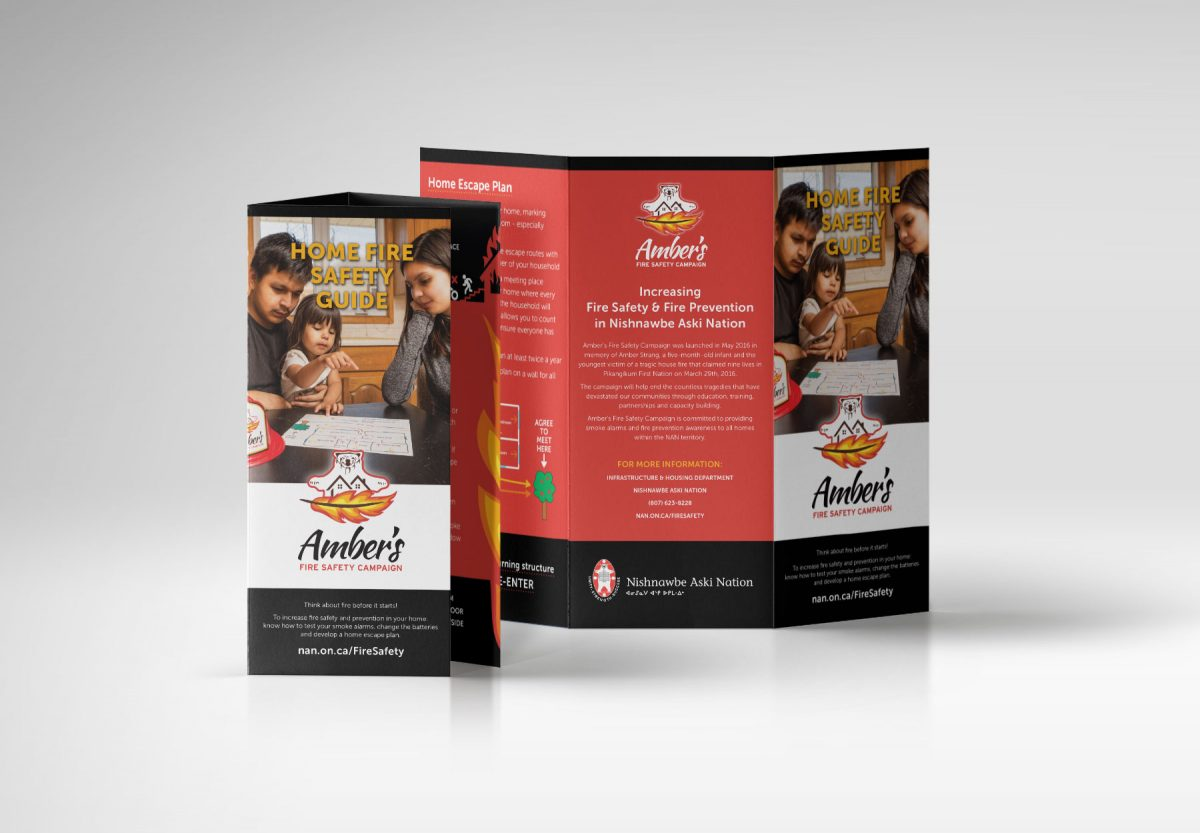 Amber's Fire Safety Campaign Brochure